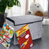 Leffis Comic Book Storage Box, 15.5" X 7.5" X 11.3", Collapsible Short Box with Lids Holds 150 Comics