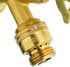 Vacuum Breaker Hose Bib Backflow Preventer, 3/4 Inch, Brass, Homewerks Worldwide VACBFPZ4B