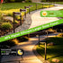 Kuronis Bright Solar Pathway Lights Outdoor,Dusk to Dawn Solar Driveway Lights,Good Battery Life Yard Light for Walkway