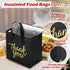 Aliceset 80 9. 5 9. 5 6 Inch Pcs Thank You Insulated Bags for Food Delivery Bulk x x Take Away Bags Thermal Insulation