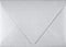 LUXPaper 4Bar A1 Contour Flap Invitation Envelopes | Silver Metallic | 3 5/8" x 5 1/8" | 80lb. Text | 50 Qty