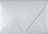 LUXPaper 4Bar A1 Contour Flap Invitation Envelopes | Silver Metallic | 3 5/8" x 5 1/8" | 80lb. Text | 50 Qty