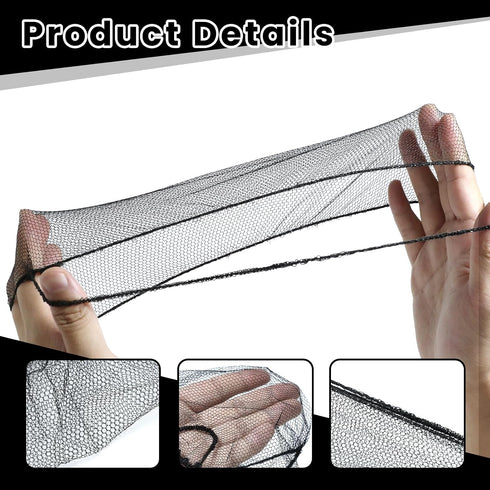 Gabrella 100 Pcs Disposable Beard Nets Food Service, Breathable Nylon Hair Nets for Food Service Workers, Nylon
