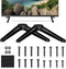 DOITOOL 2pcs TV Stand Legs Table TV Legs Replacement Plastic Television Feet