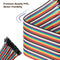 40pcs 20 cm (8 inch) Female to Female Multicolored Dupont Wire Breadboard Jumper Ribbon Cables Compatible with Arduino