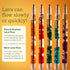 Set, 10-Pack 0.5mm Lifelines Scented Lava Gel Pen (Multi-Color) - Colored Gel Pens Infused with Scented Essential Oil