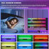 Clnutrieve Set 2, 4000Mah RGB+6400k Dimmable Closet Led Mirror Vanity Lights of Magnetic Battery Rechargeable Color