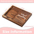 School Secretary Sticky Note Holder - Wooden Notepad & Pen Holder, 6.5" x 4.7" Sticky Note Pad Holder Dispenser for