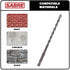 5/32 Inch x 6 Inch Masonry Drill Bit, Carbide Tipped 10-Pack for Concrete, Brick, Stone, 1/4” Hex Shank