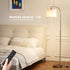 Dimmable Bulb, Ambimall Arc Floor Lamp with Remote and Stepless Colors Temperature & Brightness Adjustable, Floor Lamps