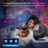 13 360 1/2h 3-Button Galaxy Projector for Bedroom, HD Image Star Projector Galaxy Light Adjustable Knob, Film Discs