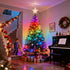 32.8ft Control,Dimmable IP67 Color Changing Fairy Lights with Remote, USB RGB+IC Light Twinkle Bluetooth APP Xmas Music
