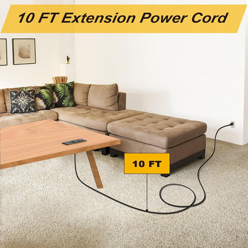 Kungfuking Recessed Power Strip - Conference Outlet Desktop Power Grommet with 2-Socket & 2-USB Ports