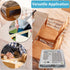 12 Pack Flat Mending Plate, Metal Bracket, Stainless Steel Brace 2.36 x 1.49'', Fixing Joining Plate for Wood with