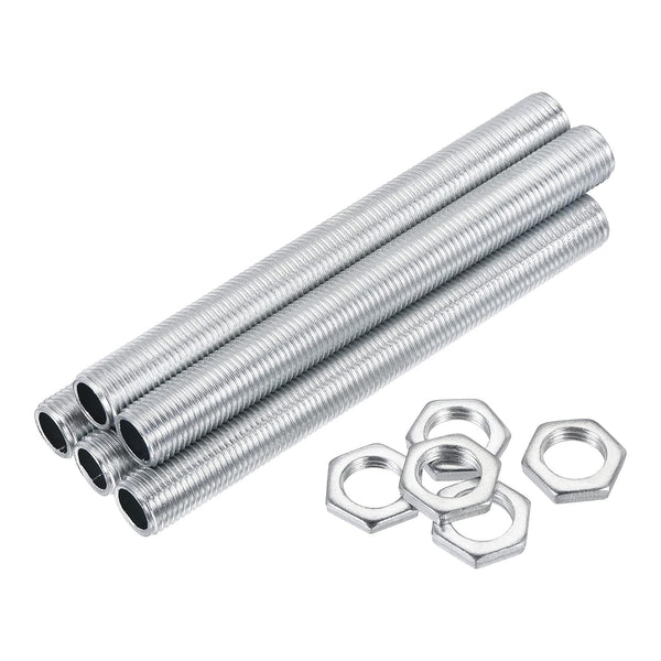 MECCANIXITY Lamp Pipe, 3.54 Inch Long M10 All Thread Extension Rod for Chandelier