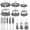 Rocaris 15 Pcs Carbon Steel Wire Wheel Brush, Cup Brush, Wheel Brush,