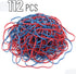 Mr. Pen Large Rubber Bands, 110 Pack, Blue and Red, Extra Large Office Supplies
