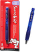 SAKURA SumoGrip Mechanical Pencil, 0.5 mm, Ergonomic with Comfort Grip, Clear Blue
