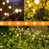 ASMAD Outdoor(4 Pack,32 Bulb, Solar Lights LEDs), Solar Garden Lights, Outdoor Decorations, Firefly Light for Patio