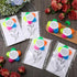 AmazingSpark 24 Sets 5 1 Petals Flower Highlighters Gifts in Fluorescent Pens with Motivational Cards Gift Bags
