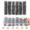 ZOOFOX 3000 Pieces Plastic Welder Staples, Hot Staples with Storage Box, 0.6 and 0.8mm Plastic Welding Kit