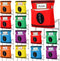 Sunnymove 12 Pack Back to School Chair Pockets Crayon Classroom Decor 18.5'' x