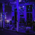 33Ft 15 Bulbs, Solar String Lights for Outside, Solar Patio Lights with Flickering Flame Light Waterproof Blue Solar