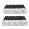 4.92" Wide Square Foam Swabs (200 pcs, Large Flat Square Foam Head) Cleanroom Lint Free Wide Foam Cleaning