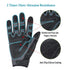 HANDLANDY Grip Work Gloves, TPR Impact Reducing Safety Gloves, Mechanic Work Gloves for Men, Women