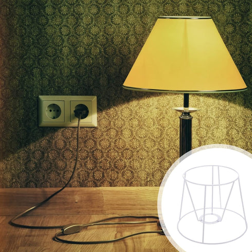 Bulb Wire Lamp Shade Vintage Lamp Guard Metal Light Cover Guard Holder for Table and Floor Light