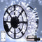 JMEXSUSS Christmas Lights, 8 Modes Waterproof Christmas Light Outdoor Plug in, Clear