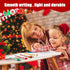 Qilery 24 Pcs Christmas Pencils, Assorted Multi Point Stackable Push Pencil, Xmas Party Favors