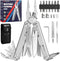 BIBURY Multitool Pliers Pro BI2049, 3Cr13 Multi Tool with Large Saw Blade,