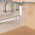 Keeney Insta-Plumb 1-1/2 in. Straight Tubing Coupling, Push Fit System, White