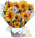 Tecculi 3D Greeting Cards Pop Up Cards Small Paper Flower Bouquet Gifts for