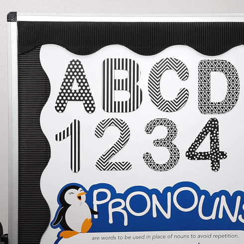 Juvale Bulletin Board Alphabet Letters and Numbers (144 Count) by Juvale