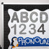 Juvale Bulletin Board Alphabet Letters and Numbers (144 Count) by Juvale