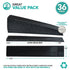 Composite Shims (36 Pack) - Hard Composite Shims for Home Improvement - Never Rot Shims for Leveling - Restaurant Table Shims - Table Wedges - Toilet Shims - DIY Furniture Levelers - Stock Your Home