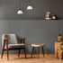 Dimmable, 8 8 57.63 588327 Design House Savannah Rustic Farmhouse Pendant Light, Matte Black, White Metal Shade, in x