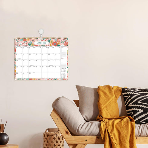 Calendar 2026 - 18 Months Wall Calendar from July 2025 to December 2026, 14.8" x 11.4" with Julian Date
