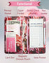 5" 9" Server Book for Waitress with Zipper and Magnetic Pocket X Rose Flower Waitress Book Red Waiter Book Wallet
