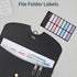 JARLINK 7 Pockets Expanding File Folder, A4 Size Accordion Document Organizer, Portable Cute Paper Organizer, Black