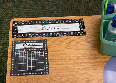 Teacher Created Resources Chalkboard Brights Incentive Charts Pack, Model 5625