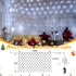 IP67 210LED 10x7ft 8 Ollny Net Lights Outdoor Mesh Lights Waterproof, Cool White Christmas Net Lights, Connectable
