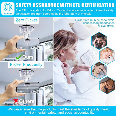 10-Pack G9 Bulbs 6000K 6W 60W 600LM T4 G9 Non-Dimmable hansang LED Daylight, Equivalent, Warm White Crystal Chandelier