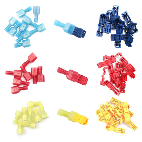240PCS 22-10, (3 T-Tap Wire Connectors, AWG Self-Stripping Quick Splice Electrical Wire Terminals, Color Coded