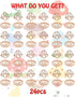 24pcs Mushroom Table Place Card Holder Table Number Holder Photo Display Stand for Mushroom Woodland Birthday Party