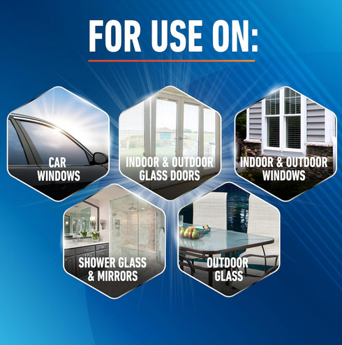 12 oz, Ammonia-Free, 8 Unger Professional Streak-Free EasyGlide Glass Cleaner Concentrate, Makes Gallons of Solution