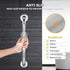 PAUANI 1/2 Rail(1PCS,40cm) Pcs Wall Mounted Grab Bar Rail - Anti-Slip Bathroom Shower Grab Bars Stainless Steel Safety