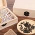 Apojgitn Antique Bronze Hinges & Latches Kit for Wooden Box, Retro Zinc Alloy Hardware for Jewelry Box, Decorative